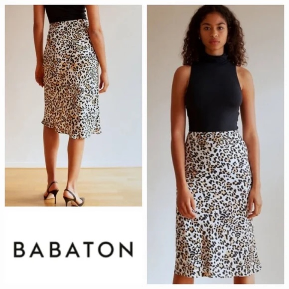 Babaton Slip Midi Skirt